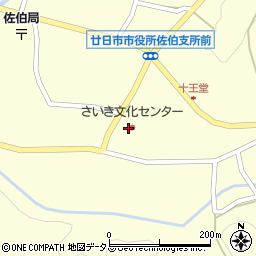 廿日市市　津田市民センター周辺の地図