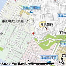広島市信用組合江波支店周辺の地図