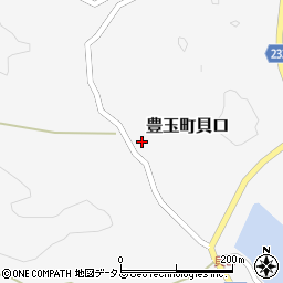 長崎県対馬市豊玉町貝口14周辺の地図