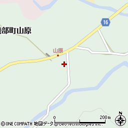 三重県志摩市磯部町山原302周辺の地図