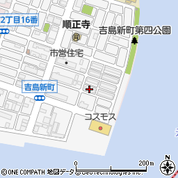 広島県吉島新町公舎３号館周辺の地図