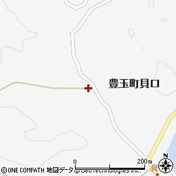 長崎県対馬市豊玉町貝口67周辺の地図