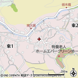 広島県安芸郡海田町東周辺の地図