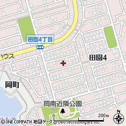 奈良県五條市田園4丁目40周辺の地図