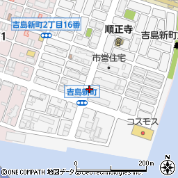 吉島アパート前周辺の地図