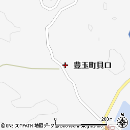 長崎県対馬市豊玉町貝口117周辺の地図