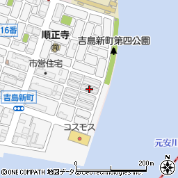 広島県吉島新町公舎５号館周辺の地図