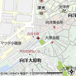 広島県広島市南区向洋大原町10周辺の地図