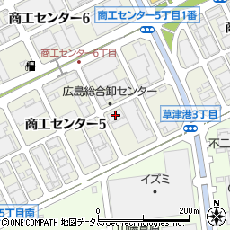 株式会社朝日オリコミ広島周辺の地図