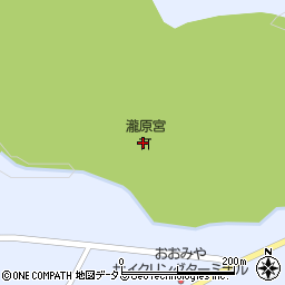 瀧原宮周辺の地図