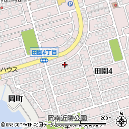 奈良県五條市田園4丁目39周辺の地図