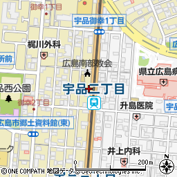 リパーク広島宇品御幸２丁目駐車場周辺の地図