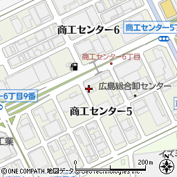 広島県広島市西区商工センター5丁目周辺の地図