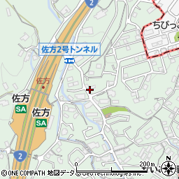 広島県廿日市市佐方647-1周辺の地図