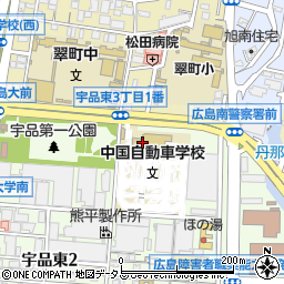 中国自動車学校周辺の地図