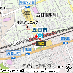広島県広島市佐伯区周辺の地図