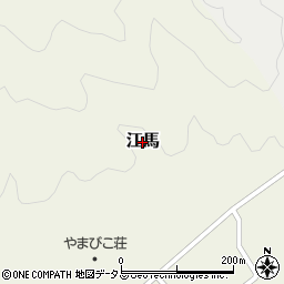 三重県大台町（多気郡）江馬周辺の地図