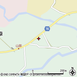 三重県志摩市磯部町山原211周辺の地図