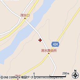三重県多気郡大台町清滝555-1周辺の地図