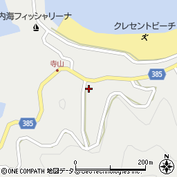 広島県福山市内海町甲周辺の地図