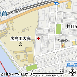 ヴェルディ井口伍番館ソラーレ管理組合周辺の地図