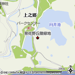 泉佐野丘陵緑地周辺の地図