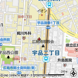 広島県広島市南区宇品御幸1丁目16-17周辺の地図