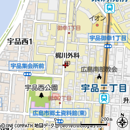 梶川整形外科リウマチ科医院周辺の地図