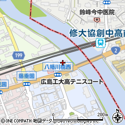 大和リビング広島営業所周辺の地図