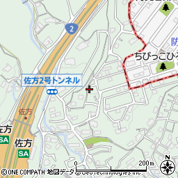 広島県廿日市市佐方615-151周辺の地図