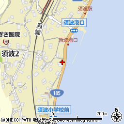 三原須波郵便局周辺の地図