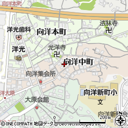 広島県広島市南区向洋中町周辺の地図