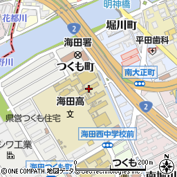 広島県立海田高等学校周辺の地図