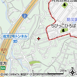 広島県廿日市市佐方615-23周辺の地図