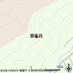奈良県吉野郡吉野町喜佐谷周辺の地図