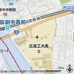 広島県広島市西区井口周辺の地図