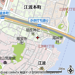 広島県広島市中区江波本町22周辺の地図