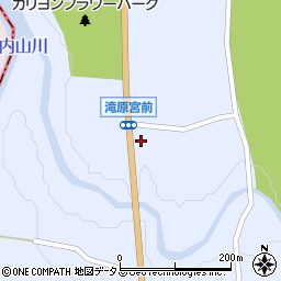 「道の駅」奥伊勢木つつ木館公衆トイレ周辺の地図