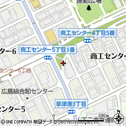 広島県広島市西区商工センター4丁目8周辺の地図