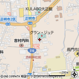 有限会社三栄白蟻長門営業所周辺の地図