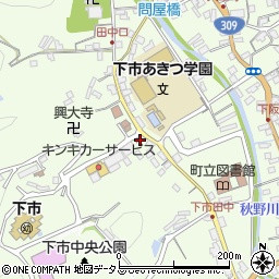 奈良県吉野郡下市町下市2432周辺の地図
