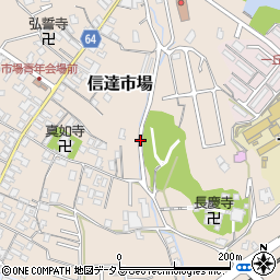 大阪府泉南市信達市場周辺の地図