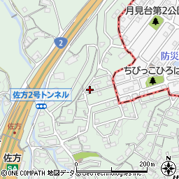 広島県廿日市市佐方615-12周辺の地図