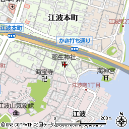 聖山稲生神社周辺の地図