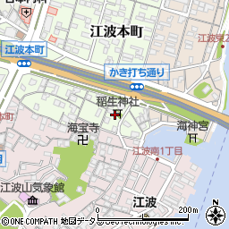 広島県広島市中区江波本町20周辺の地図