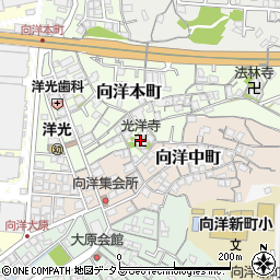 光洋寺周辺の地図