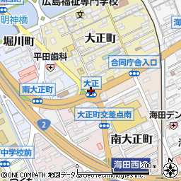 海田大正町周辺の地図