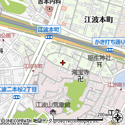 広島県広島市中区江波本町17周辺の地図
