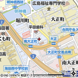 洋服の青山広島海田店周辺の地図