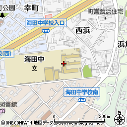 海田町立海田中学校周辺の地図